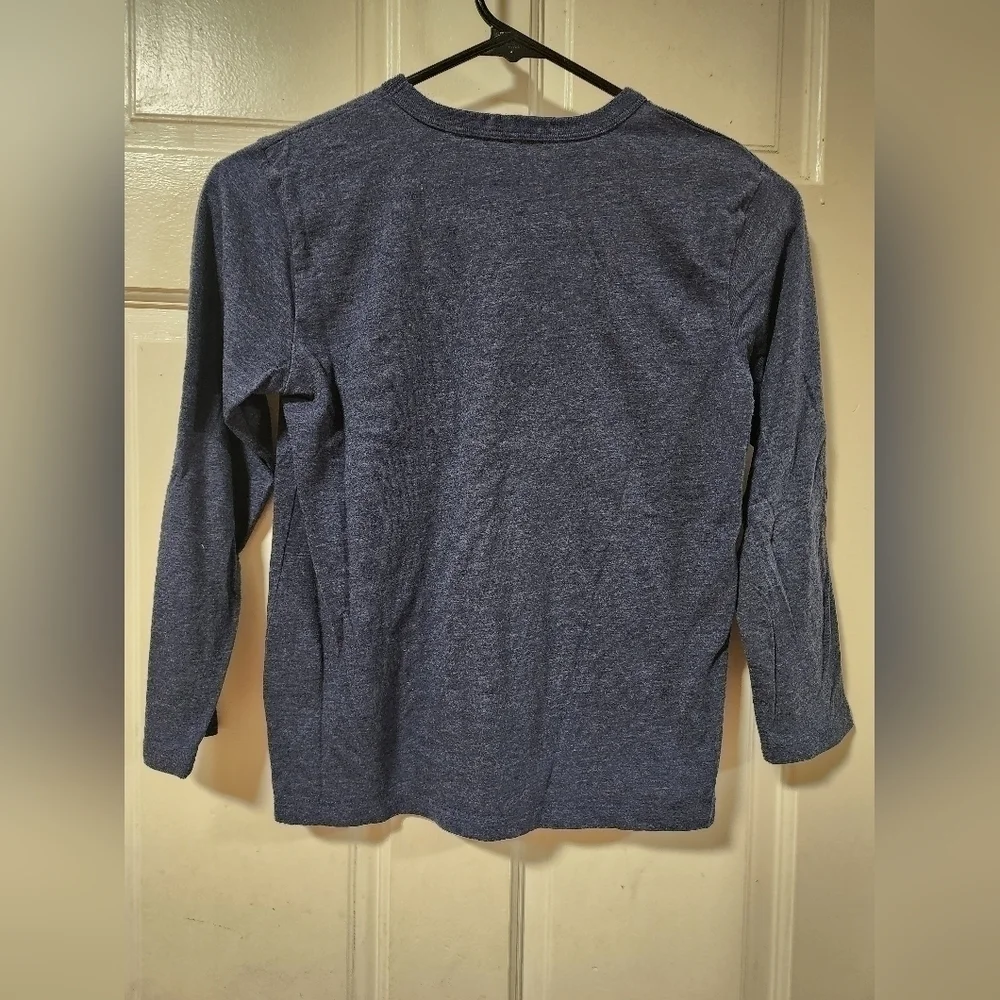 Children's Place graphic Best Nephew Ever shirt blue Size Medium 7/8 long sleeve